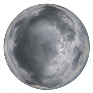 HDRi Skydome of Overcast Sky 12K